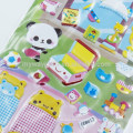 Serie Selbstklebend Kinder Cartoon Tier Zimmer Dekoration Glitter Puffy Aufkleber